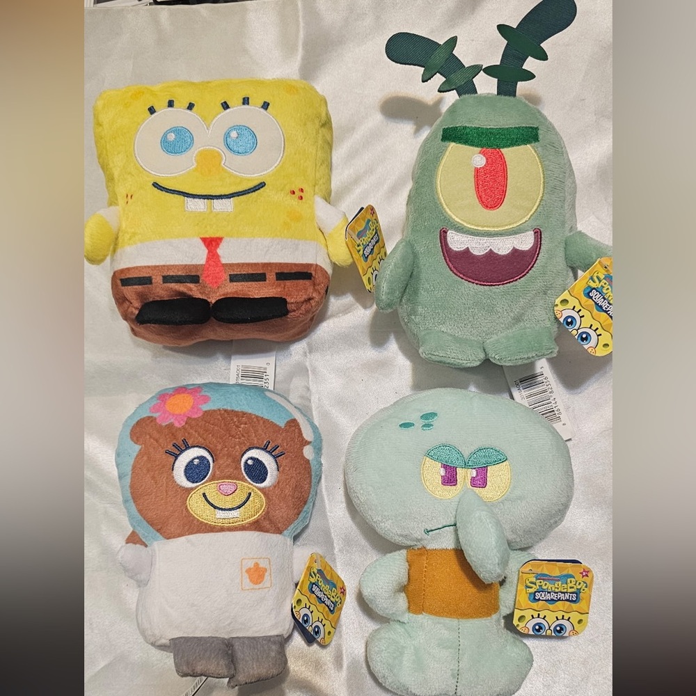 4 SpongeBob SquarePants Plush